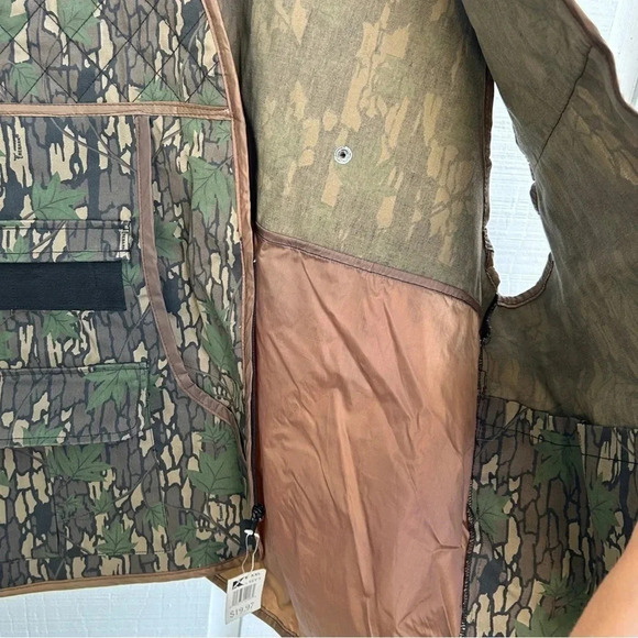 Men’s Vintage Deadstock Winchester Conceal Hunting Shooting Camo Vest - Picture 7 of 14